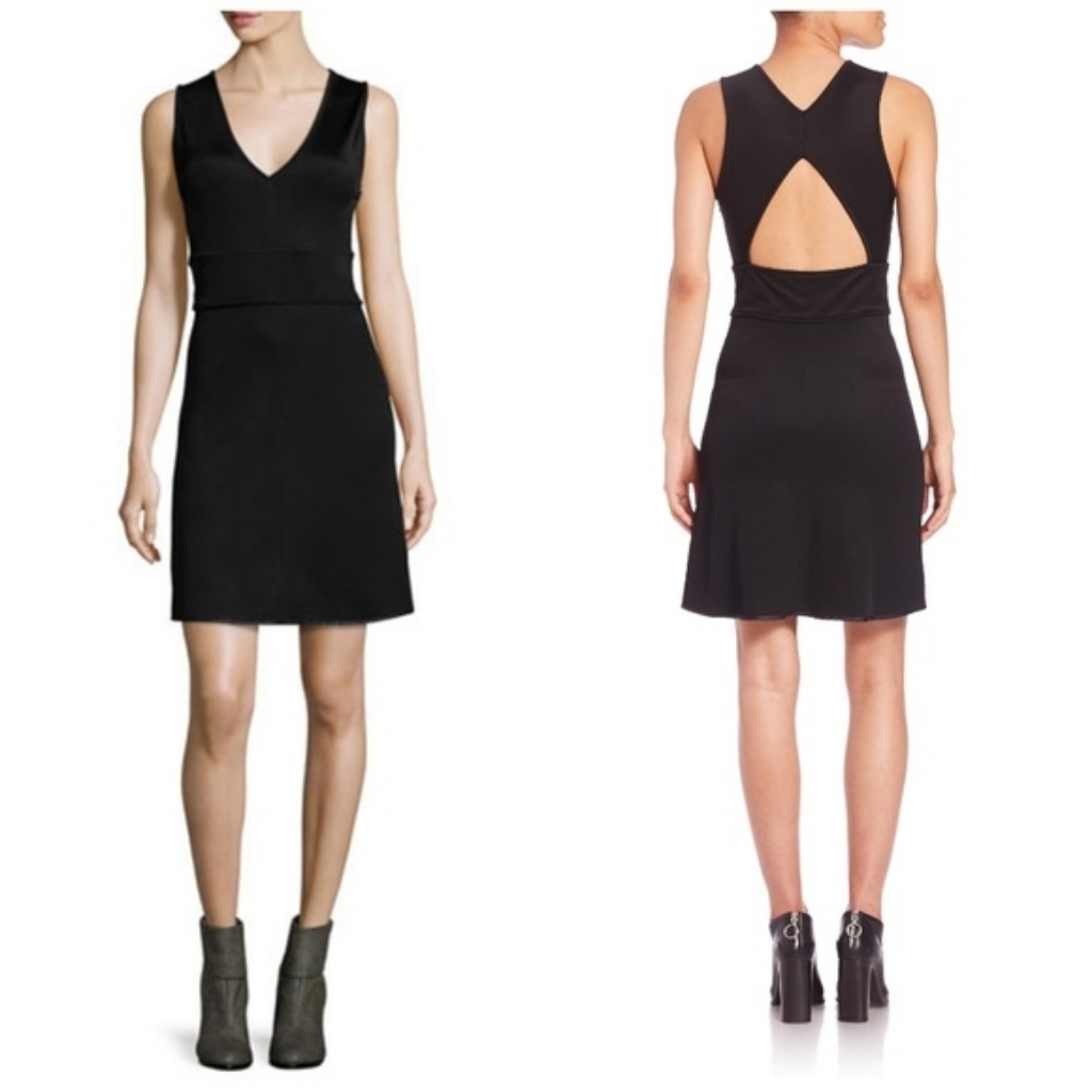 New Rag & Bone Astrid Black Dress (12)